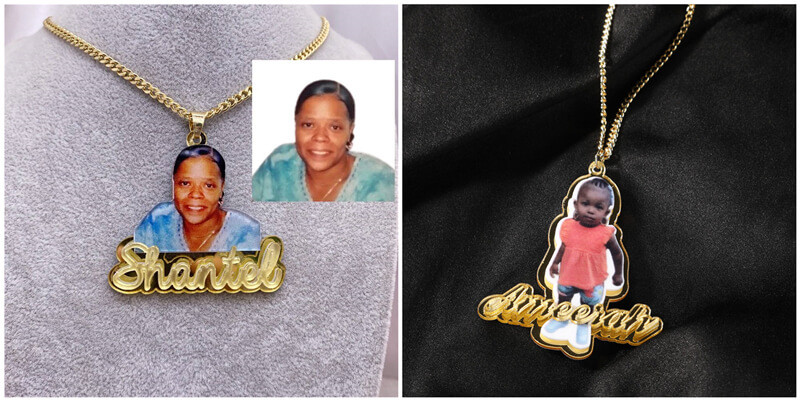 wholesale personalized acrylic jewellery workshop custom acrylic photo ornaments photos jewellery necklaces
